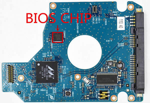 G002439 0A Toshiba PCB BIOS Chip